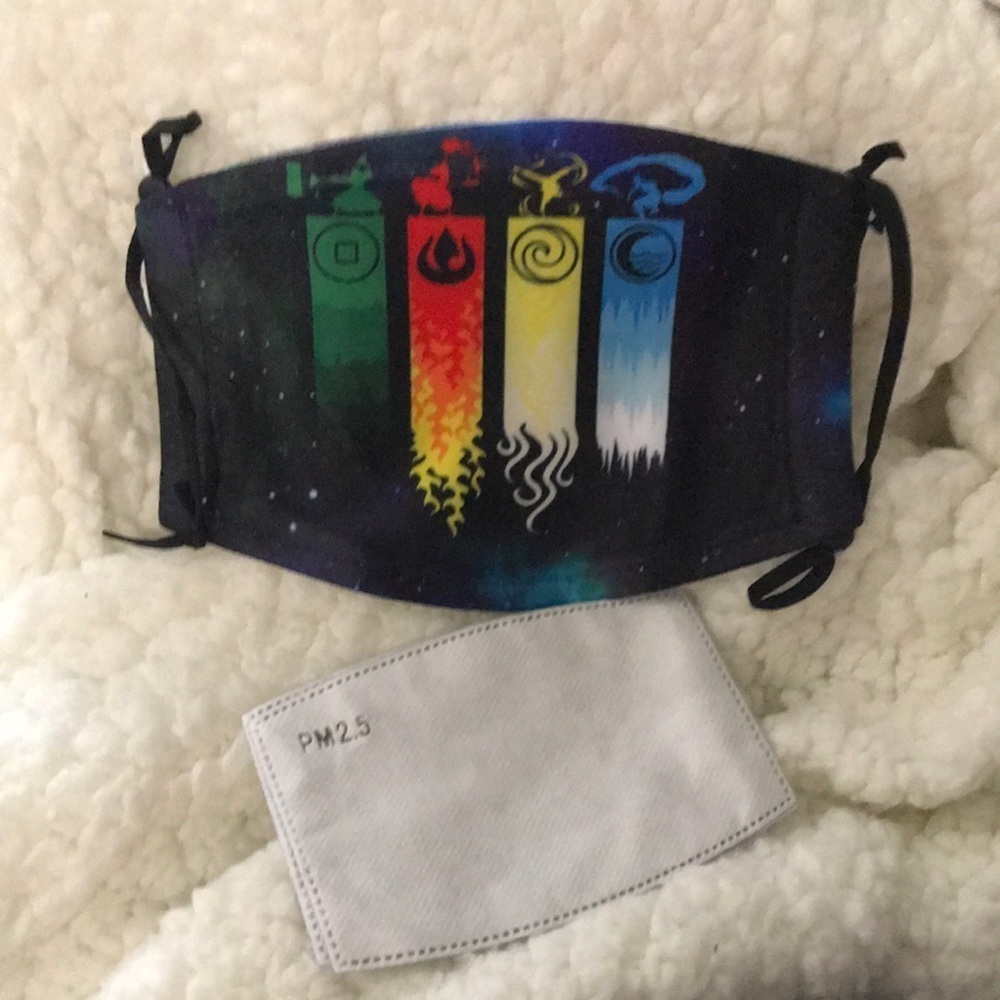 6/$20 New Avatar the last Airbender face mask w …